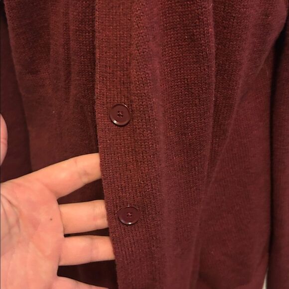 CAbi Burgundy Knit Sweater large style #3529 - Picture 3 of 10